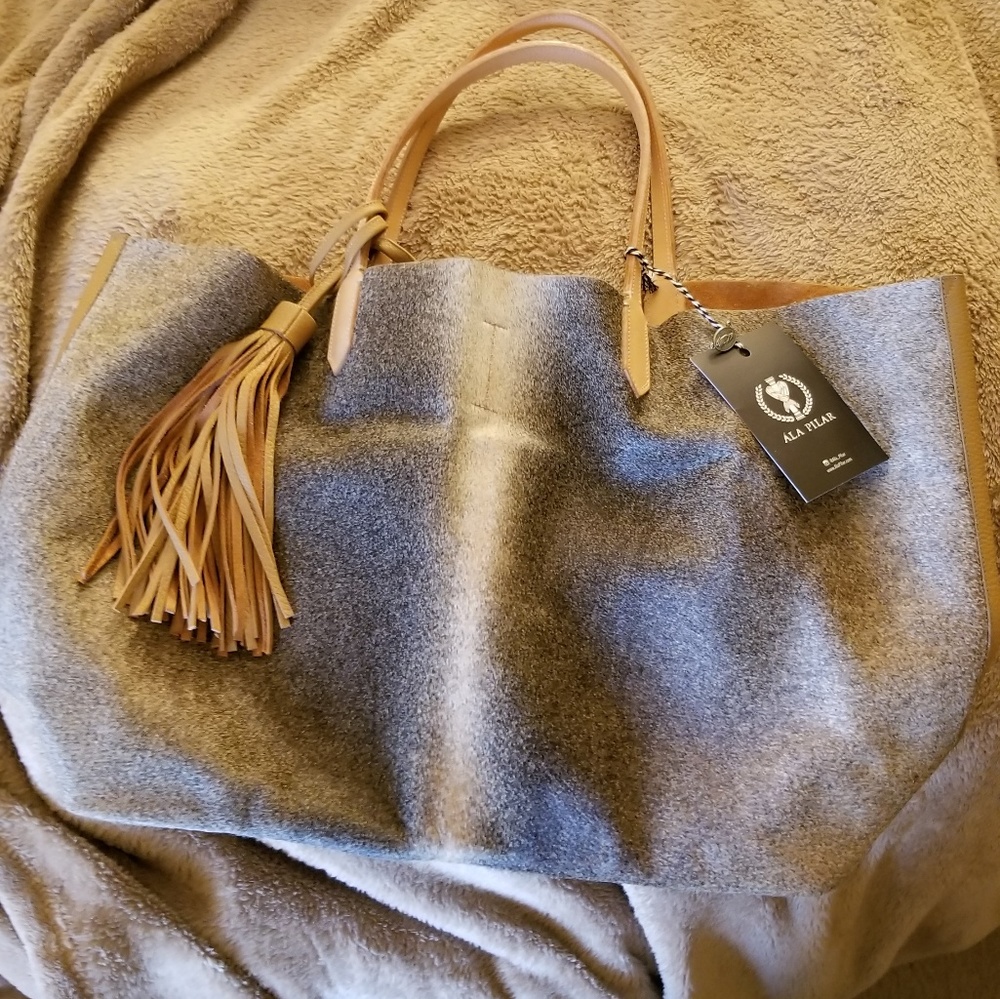 Ala Pilar hair on hide tote